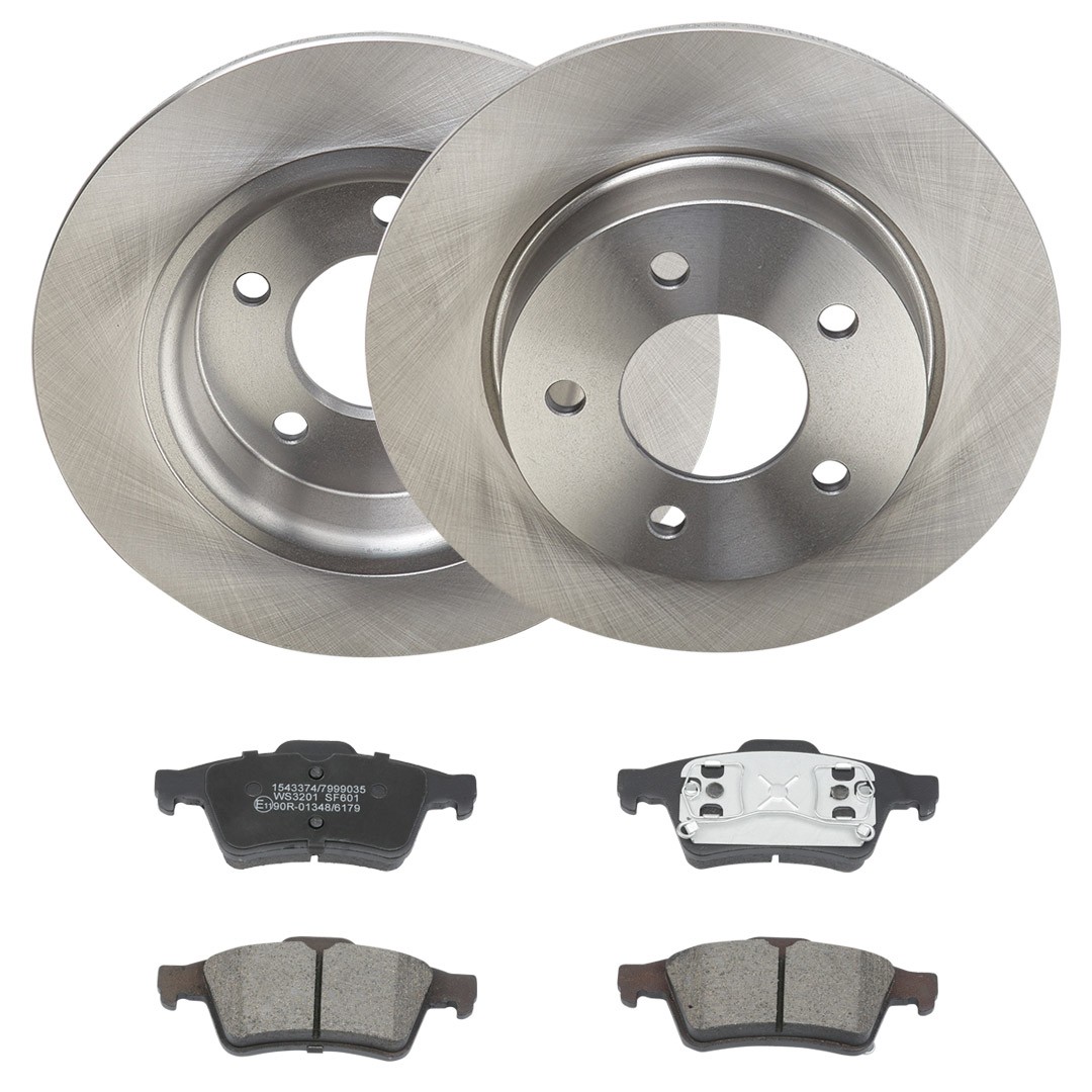 RIDEX Brake discs and pads set Article number: 3405B3366 cheaply