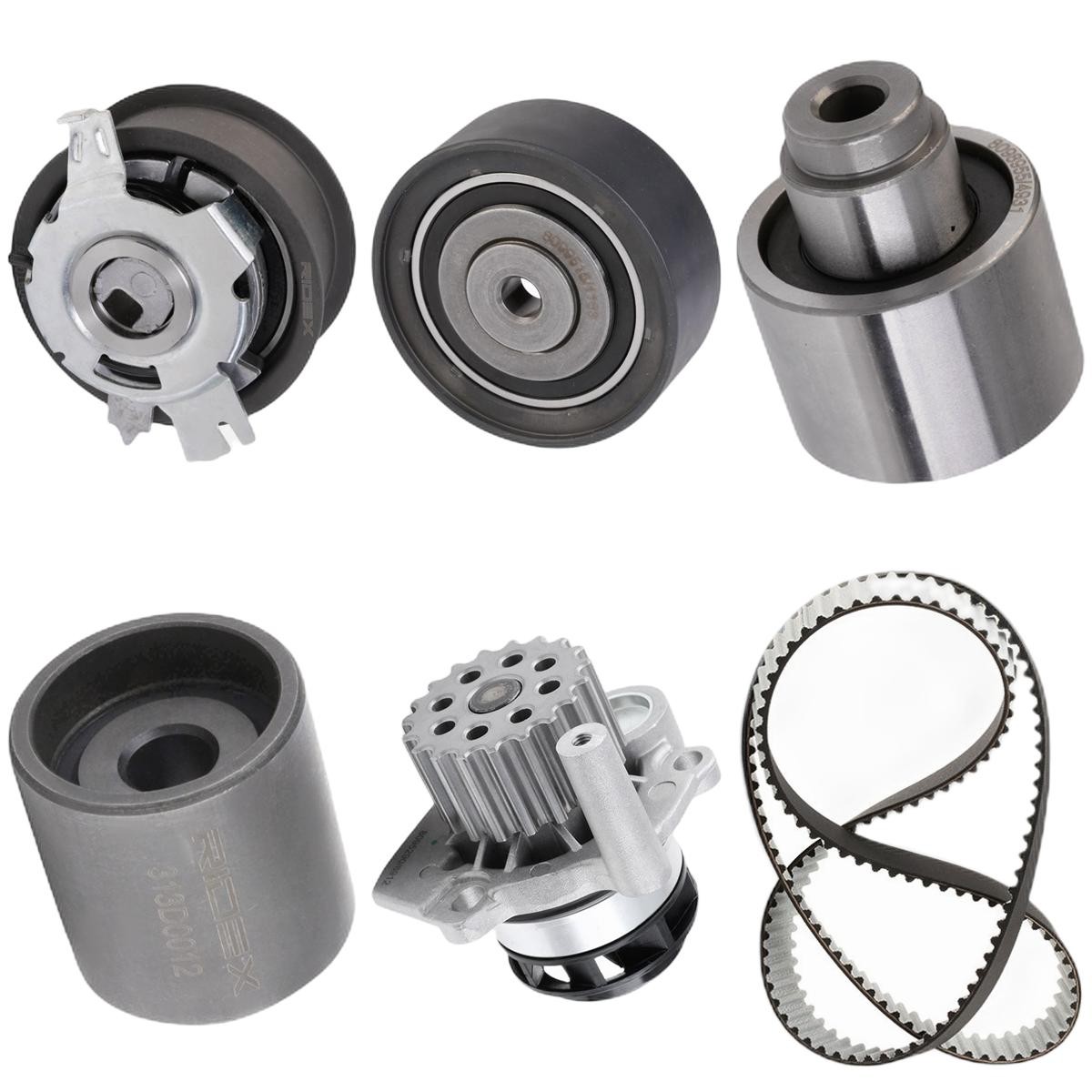 RIDEX Water pump and timing belt kit Article number: 3096W0627 cheaply