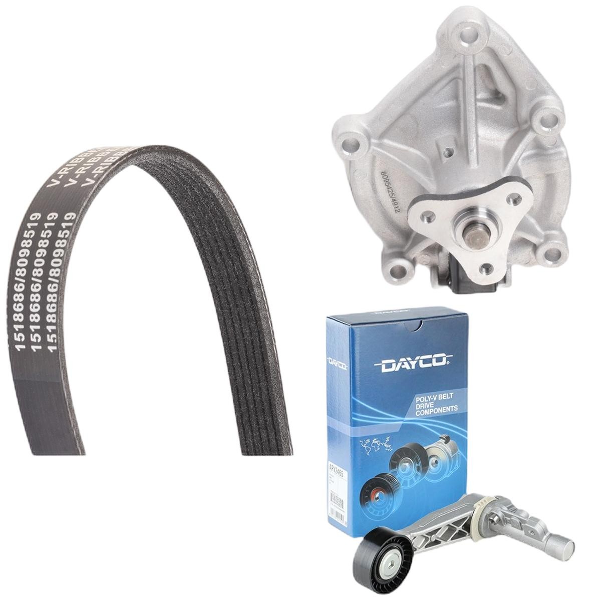 RIDEX Vattenpump + drivremssats Artikelnummer: 4172P0104 billigt