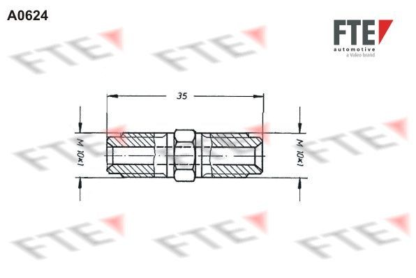FTE Adapter, brake lines Article number: 9910112 cheaply