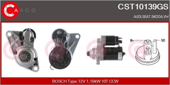 CASCO CCH74020KS Lejehus, turbo STILO 1.9 JTD 136 HK Diesel 2008