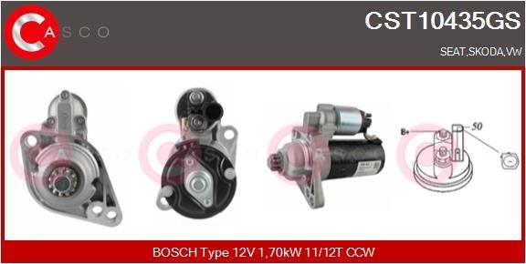 CASCO CCH84009KS Turbo kassett 6 2.2 D 150 HP Diisel 2016
