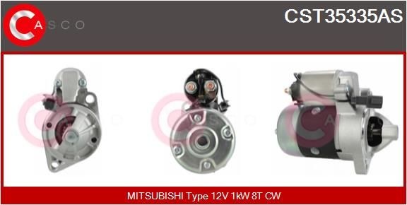 CASCO CEF72028AS Elektromotor, kølerventilator C-MAX 1.6 TDCi 95 HK Diesel 2019