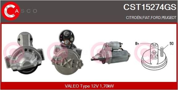CASCO Turbolader Varenummer: CTC73072KS billige