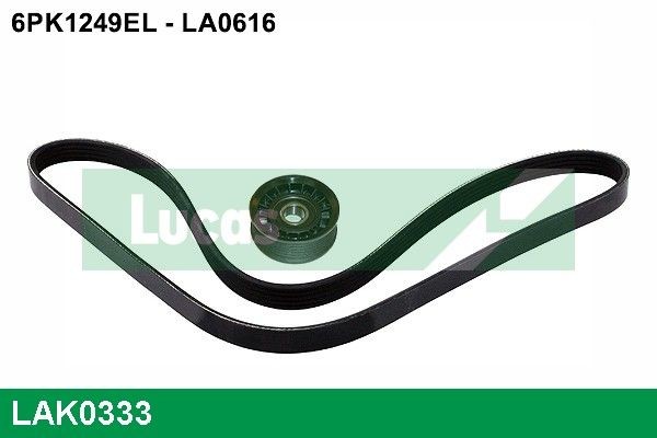 LUCAS Kit Cinghie Poly-V Numero articolo: LAK0333 poco costoso