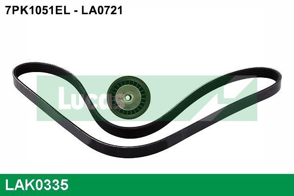 LUCAS Jeu de courroies trapézoïdales à nervures numéro de l'article: LAK0335 à bon prix