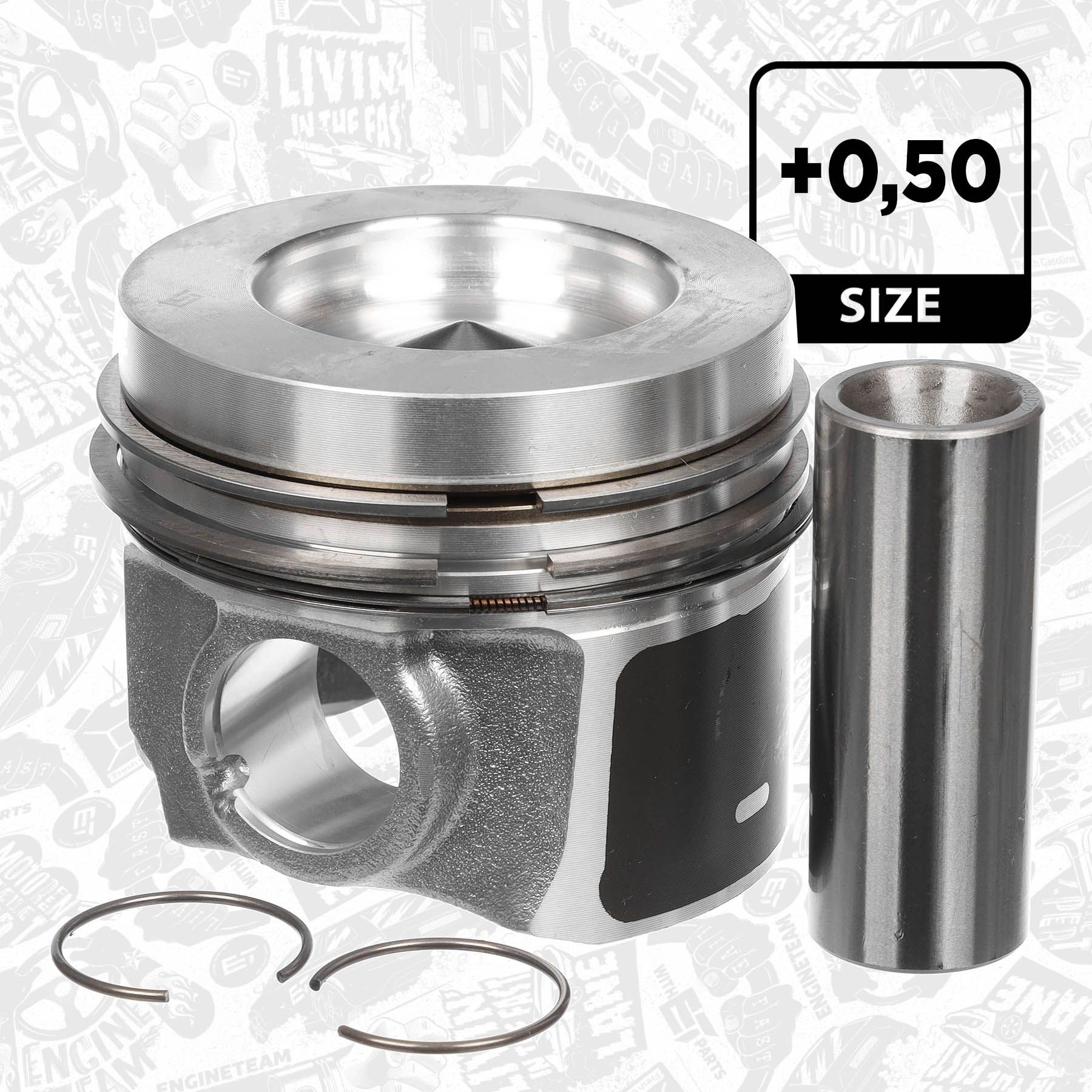 ET ENGINETEAM Piston numéro de l'article: PM014250 à bon prix