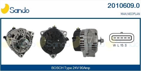 SANDO Air conditioning compressor Article number: SAC73143.0 cheaply