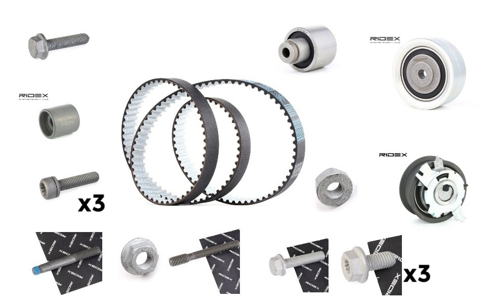 RIDEX Timing belt kit Article number: 307T0525 cheaply