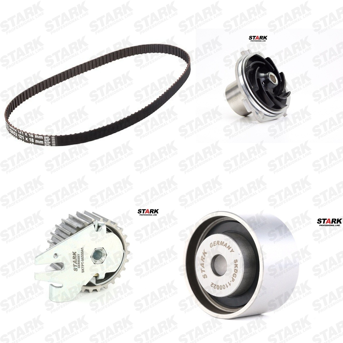 STARK Water pump and timing belt kit Article number: SKWPT-0750649 cheaply