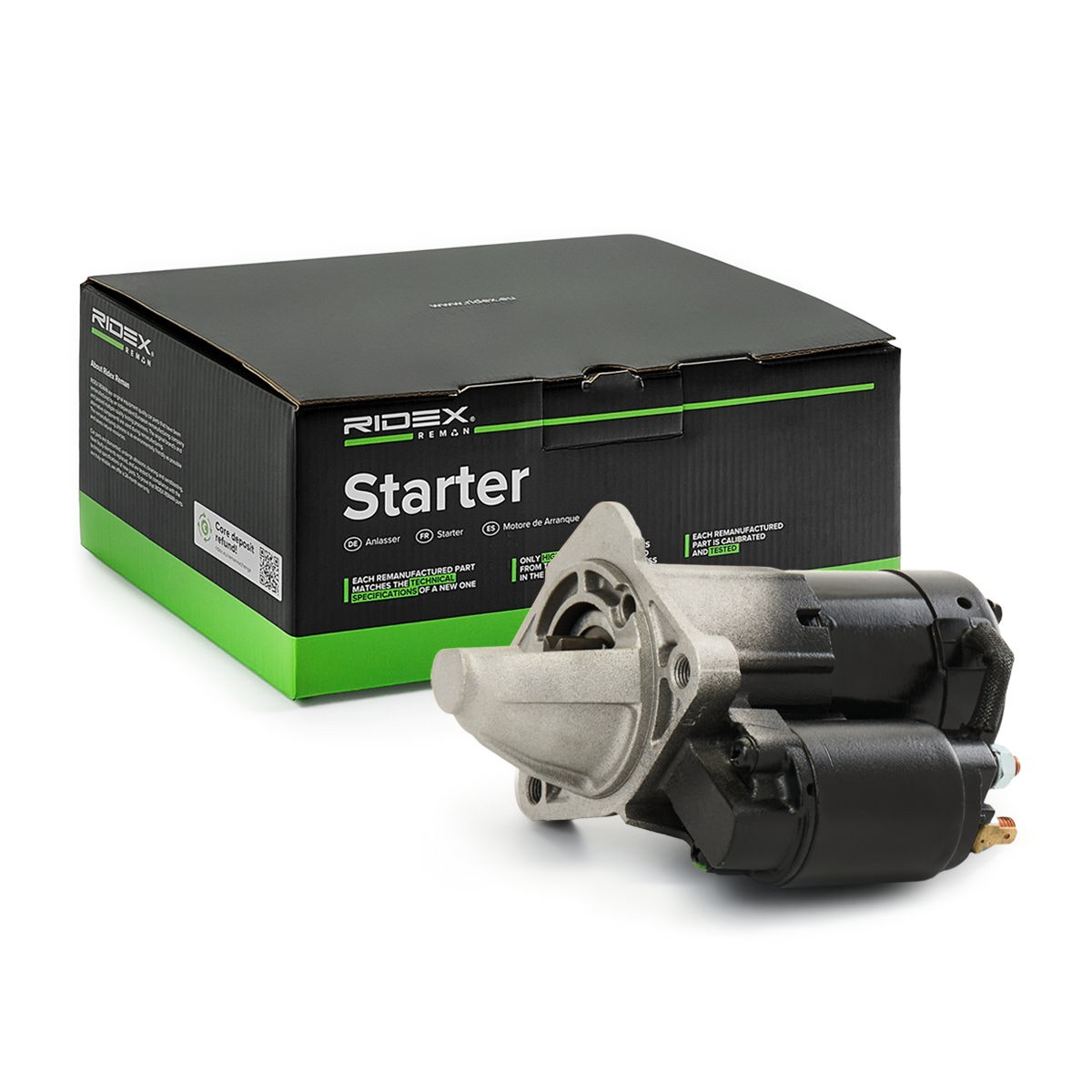 RIDEX REMAN Starter Varenummer: 2S0366R billige