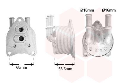 VAN WEZEL Automatic transmission oil cooler Article number: 09013708 cheaply