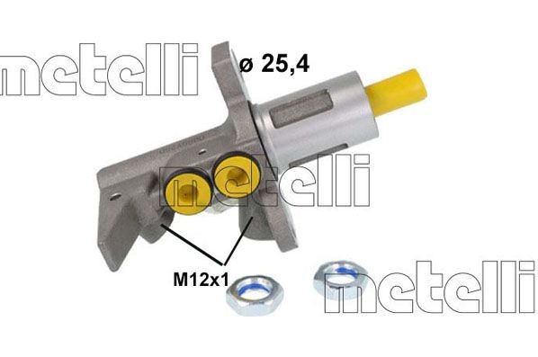 METELLI Bremsehovedcylinder Varenummer: 05-0889 billige