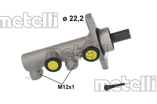 METELLI Peapiduri silinder Artikli number: 05-1230 soodsalt