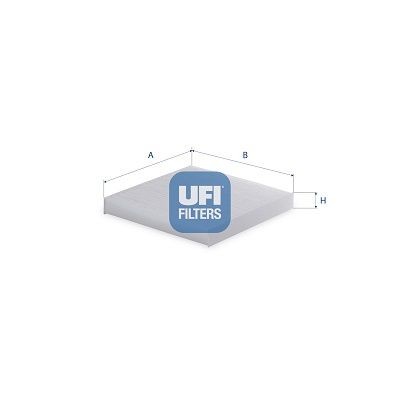 UFI Pollen filter Article number: 53.501.00 cheaply