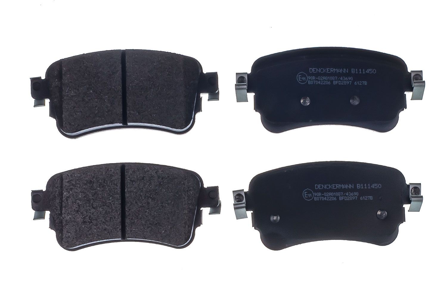 DENCKERMANN Brake pad set Article number: B111450 cheaply