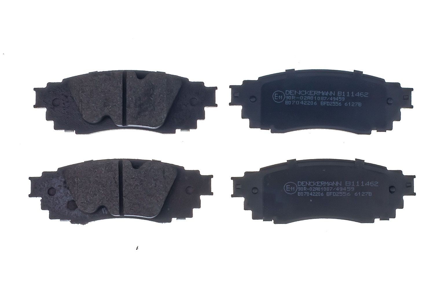 DENCKERMANN Brake pad set Article number: B111462 cheaply