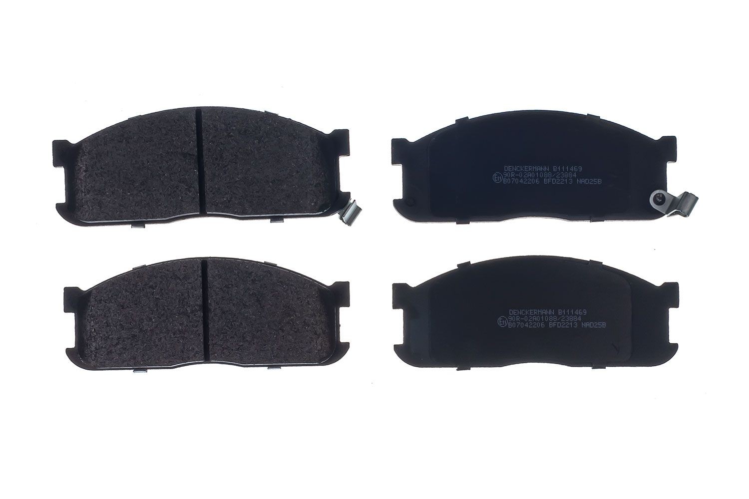 DENCKERMANN Brake pad set Article number: B111469 cheaply