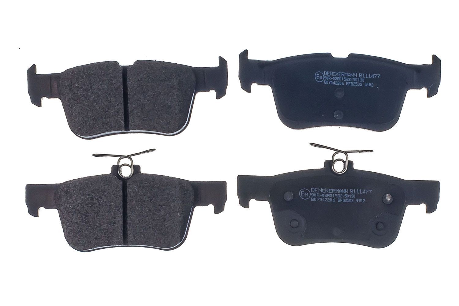DENCKERMANN Brake pad set Article number: B111477 cheaply