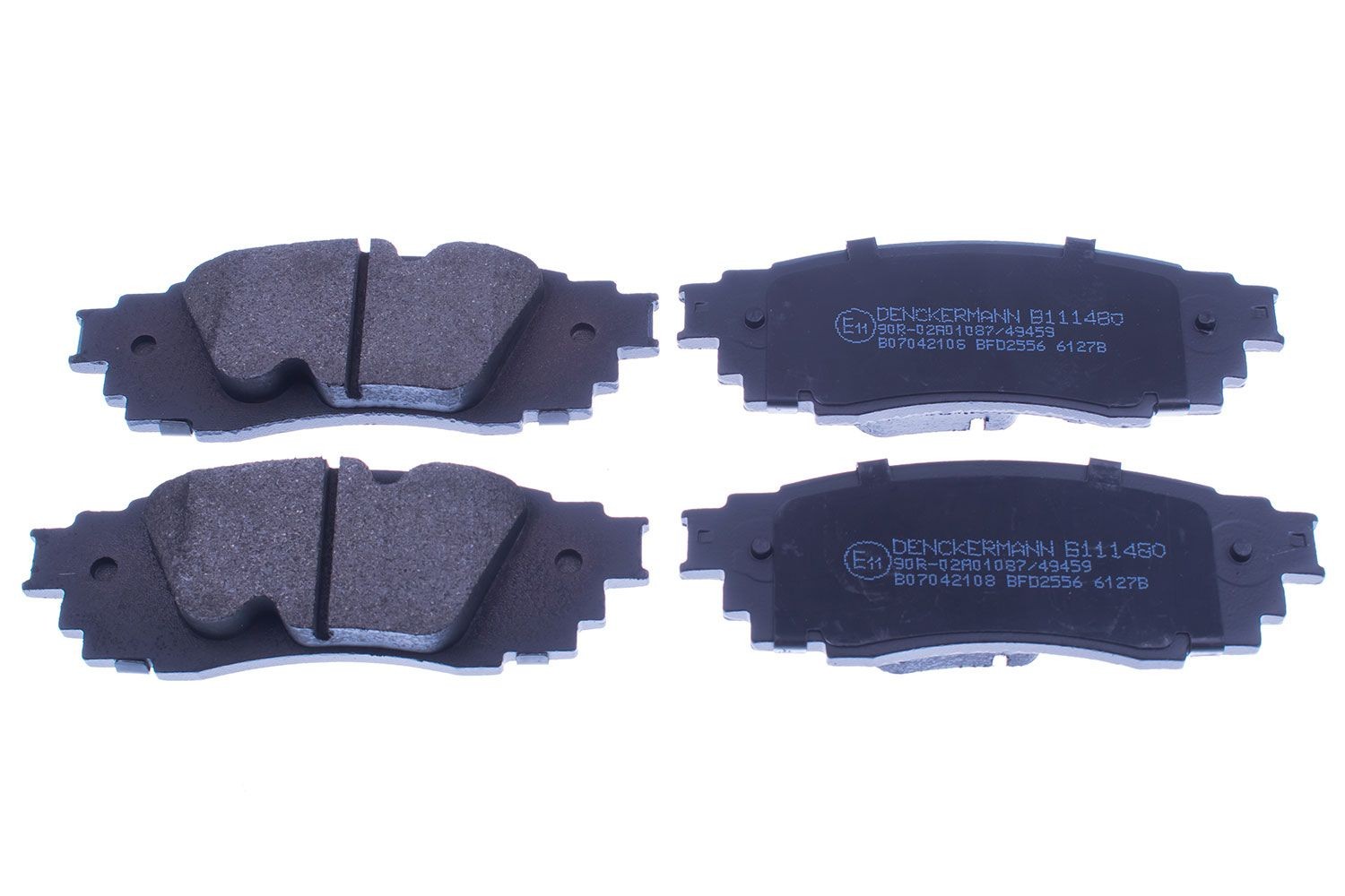 DENCKERMANN Brake pad set Article number: B111480 cheaply