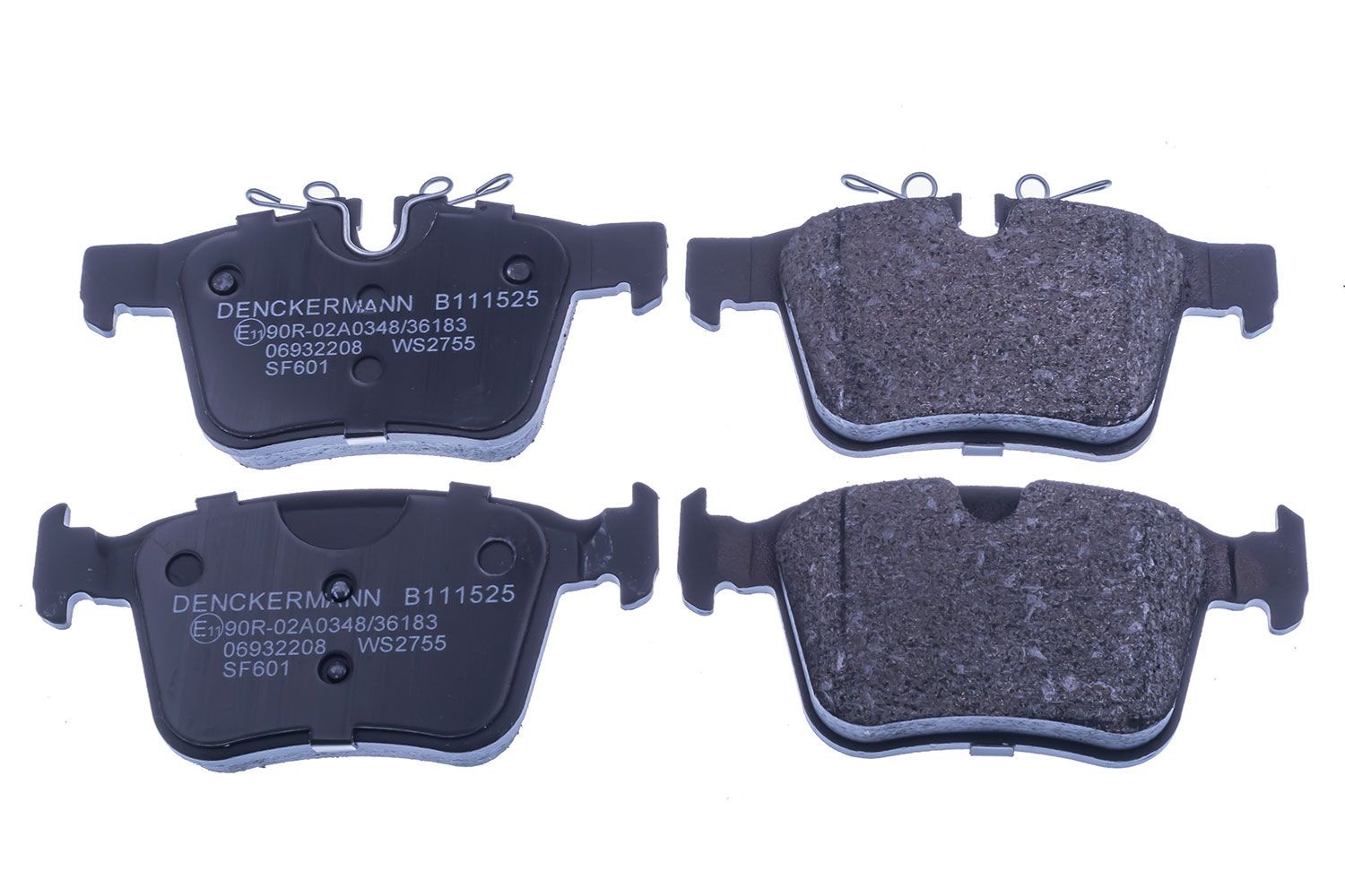 DENCKERMANN Brake pad set Article number: B111525 cheaply