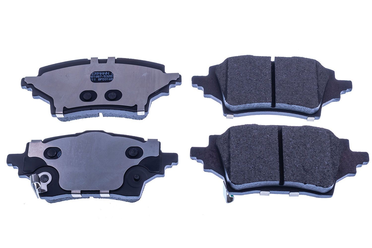 DENCKERMANN Brake pad set Article number: B111529 cheaply