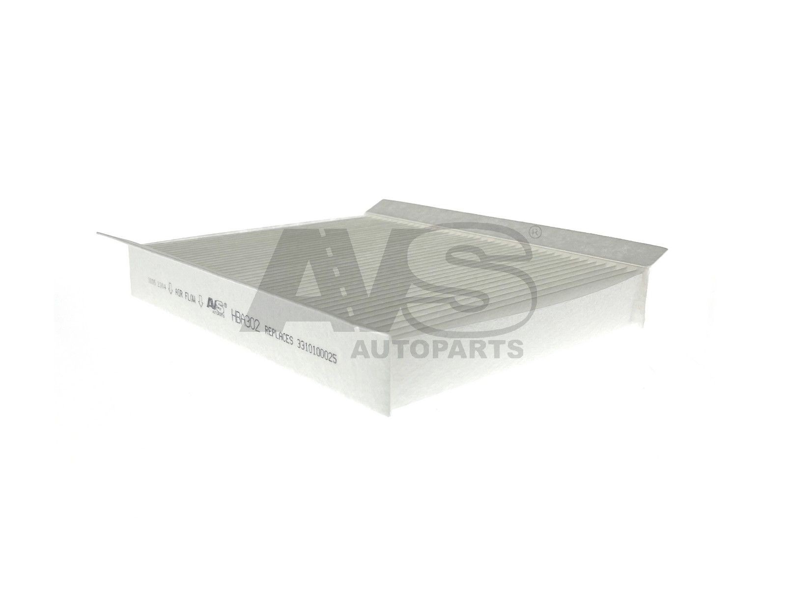 AVS AUTOPARTS Pollen filter Article number: HBA302 cheaply