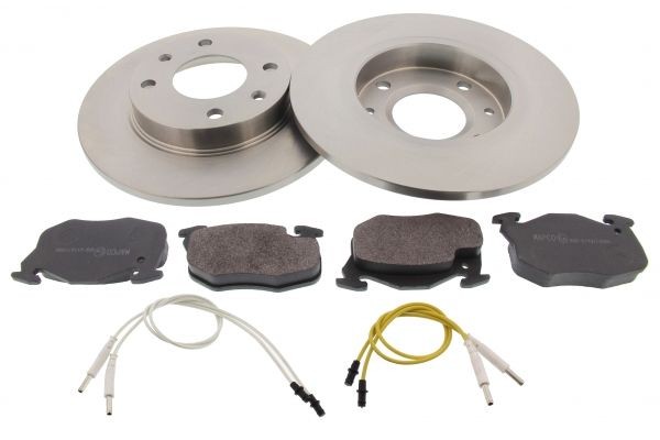 MAPCO Brake discs and pads set Article number: 47350 cheaply