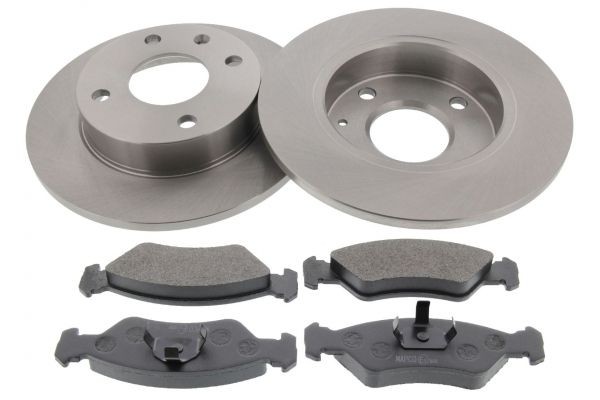 MAPCO Brake discs and pads set Article number: 47651 cheaply