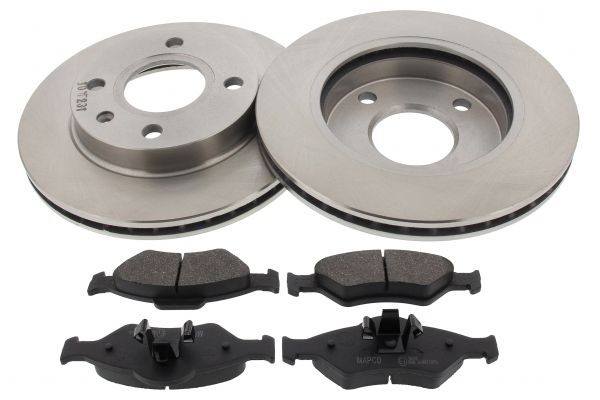 MAPCO Brake discs and pads set Article number: 47652 cheaply