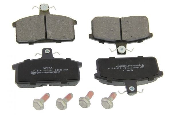 MAPCO Brake pad set Article number: 6180 cheaply