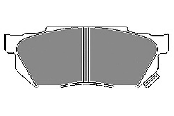 MAPCO Brake pad set Article number: 6247 cheaply