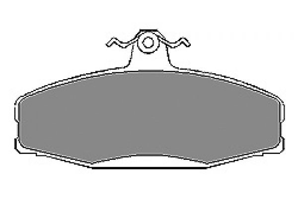 MAPCO Brake pad set Article number: 6322 cheaply