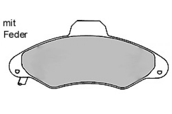 MAPCO Brake pad set Article number: 6388/1 cheaply