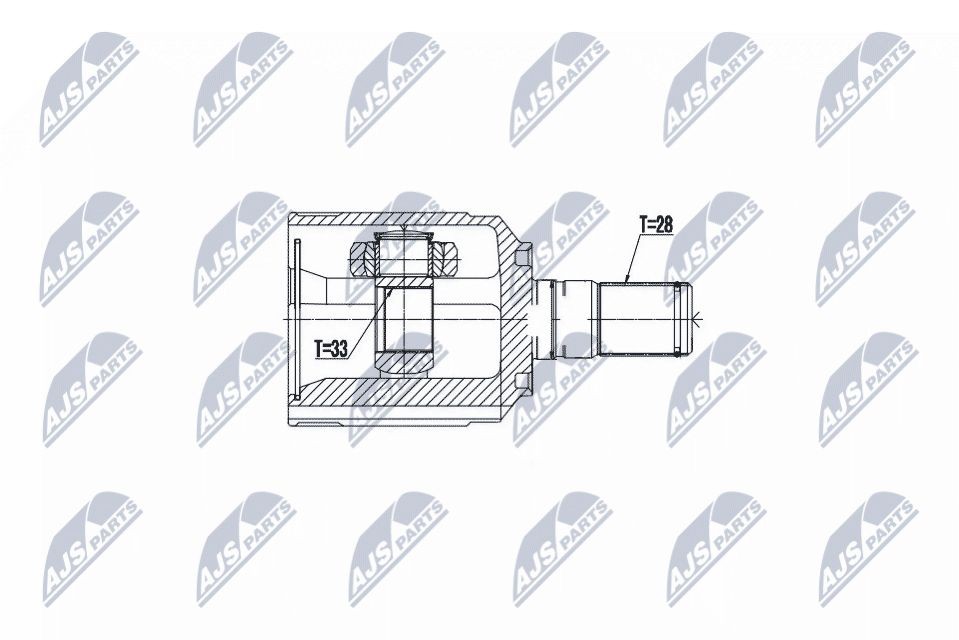 NTY Joint kit, drive shaft Article number: NPW-HY-538 cheaply