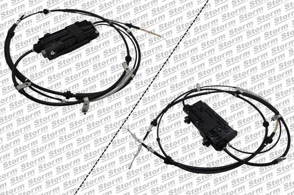 STORM QUALITY PARTS Control Element, parking brake caliper Article number: 1252590 cheaply