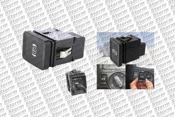 STORM QUALITY PARTS 9302590 Kontakt, parkeringsbremseaktivering PASSAT 1.6 102 HK Benzin 2011