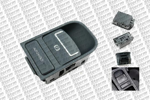 STORM QUALITY PARTS 9832590 Switch, park brake actuation SHARAN 1.4 TSI 150 PS Petrol 2022