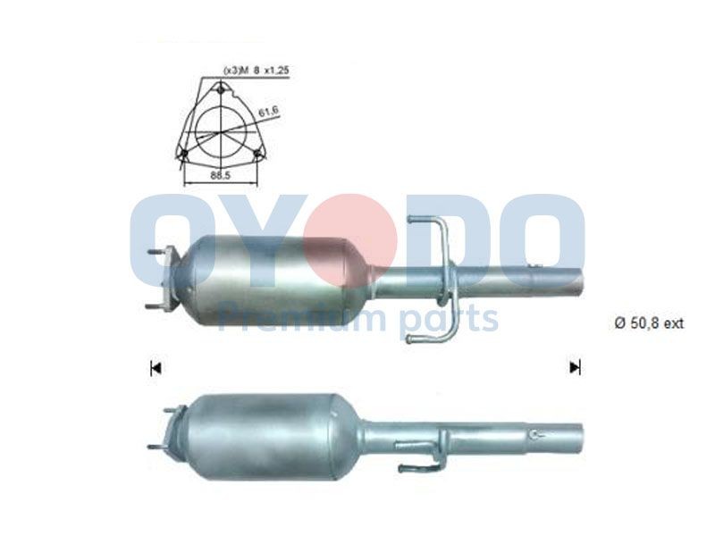 Oyodo Diesel particulate filter Article number: 20N0104-OYO cheaply