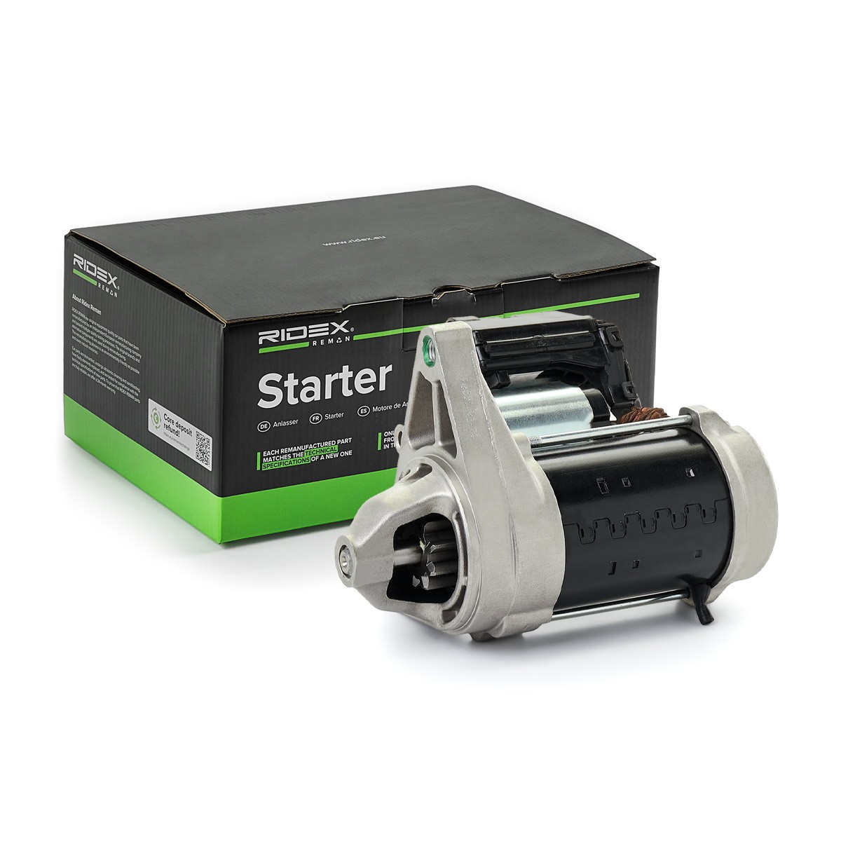 RIDEX REMAN Starter Artikli number: 2S0473R soodsalt