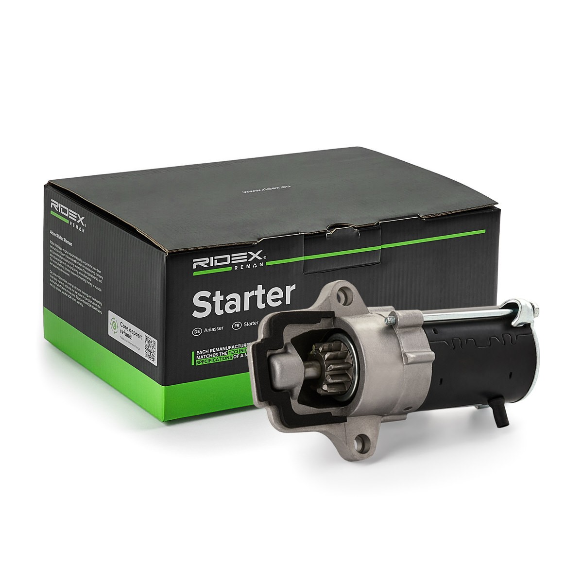 RIDEX REMAN Starter motor Article number: 2S0396R cheaply