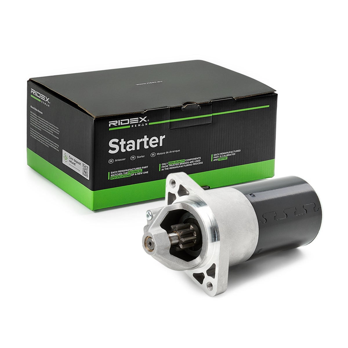 RIDEX REMAN Starter motor Article number: 2S0454R cheaply