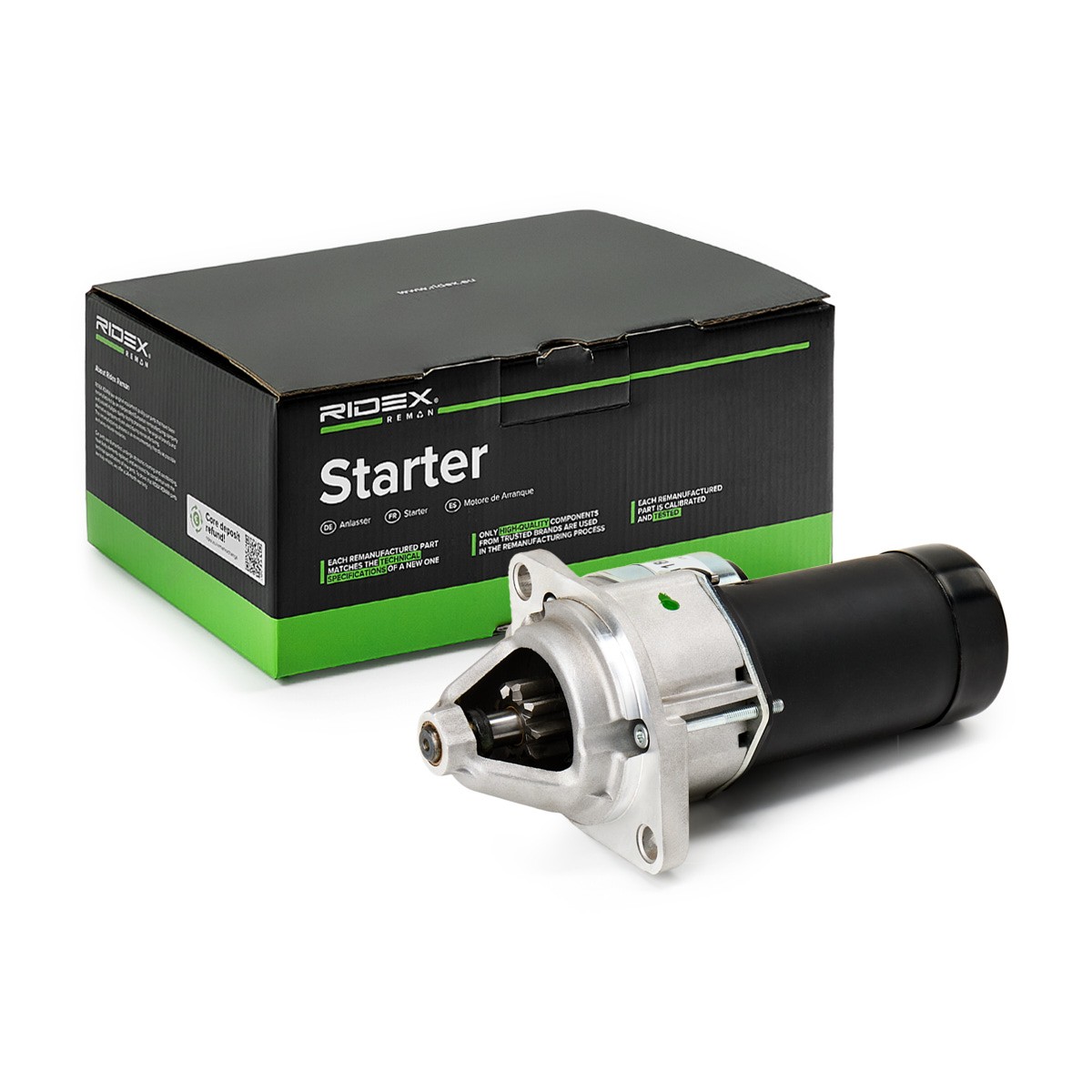 RIDEX REMAN Starter motor Article number: 2S1186R cheaply