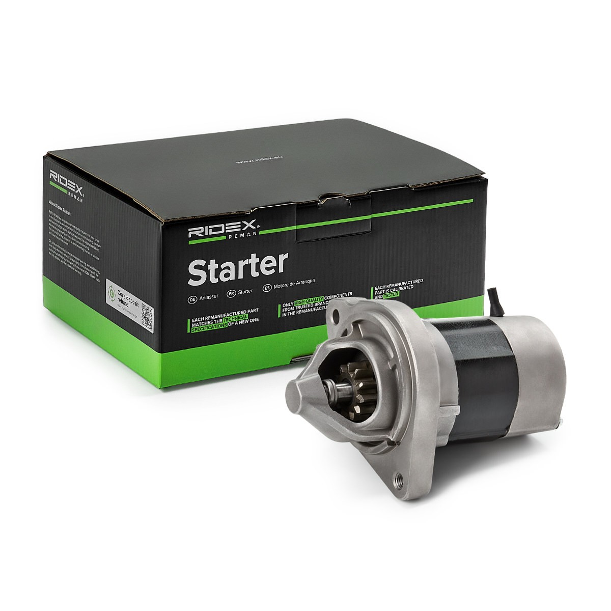 RIDEX REMAN Starter motor Article number: 2S0616R cheaply