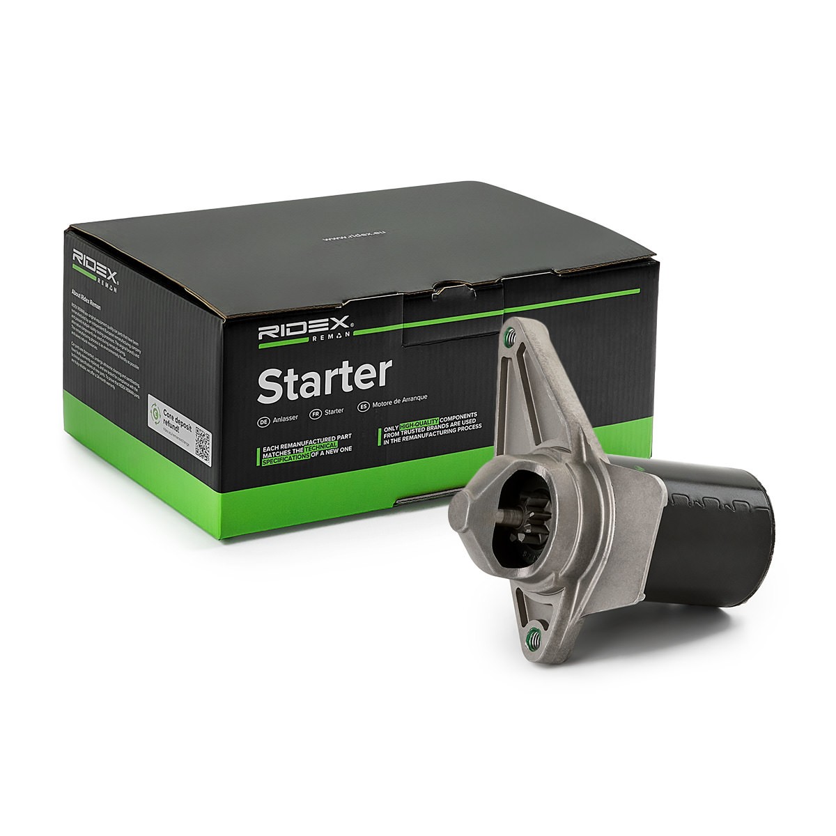 RIDEX REMAN Starter Varenummer: 2S1161R billige