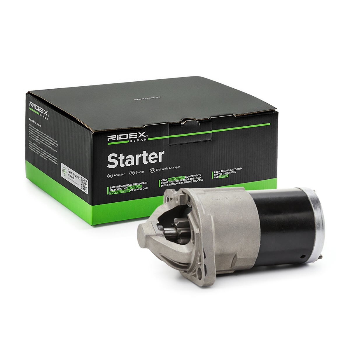 RIDEX REMAN Starter Artikli number: 2S0707R soodsalt