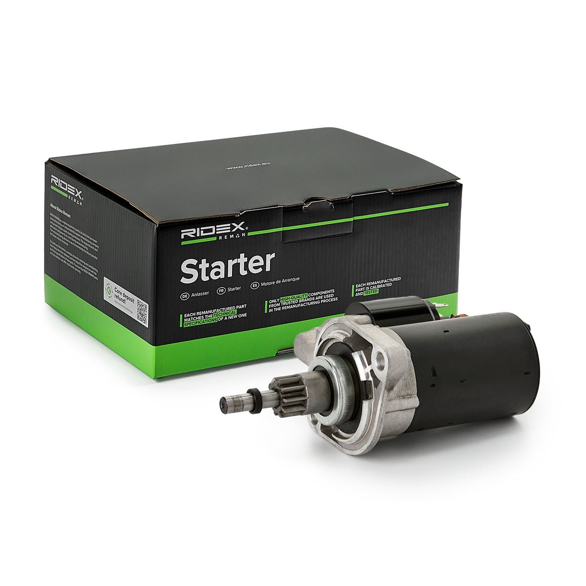 RIDEX REMAN Starter motor Article number: 2S0400R cheaply