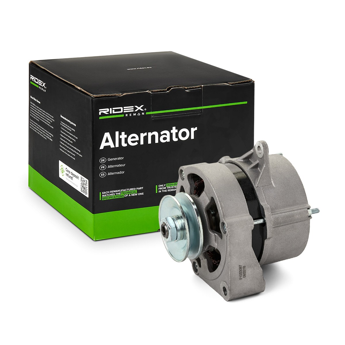 RIDEX REMAN Generator Varenummer: 4G0281R billige