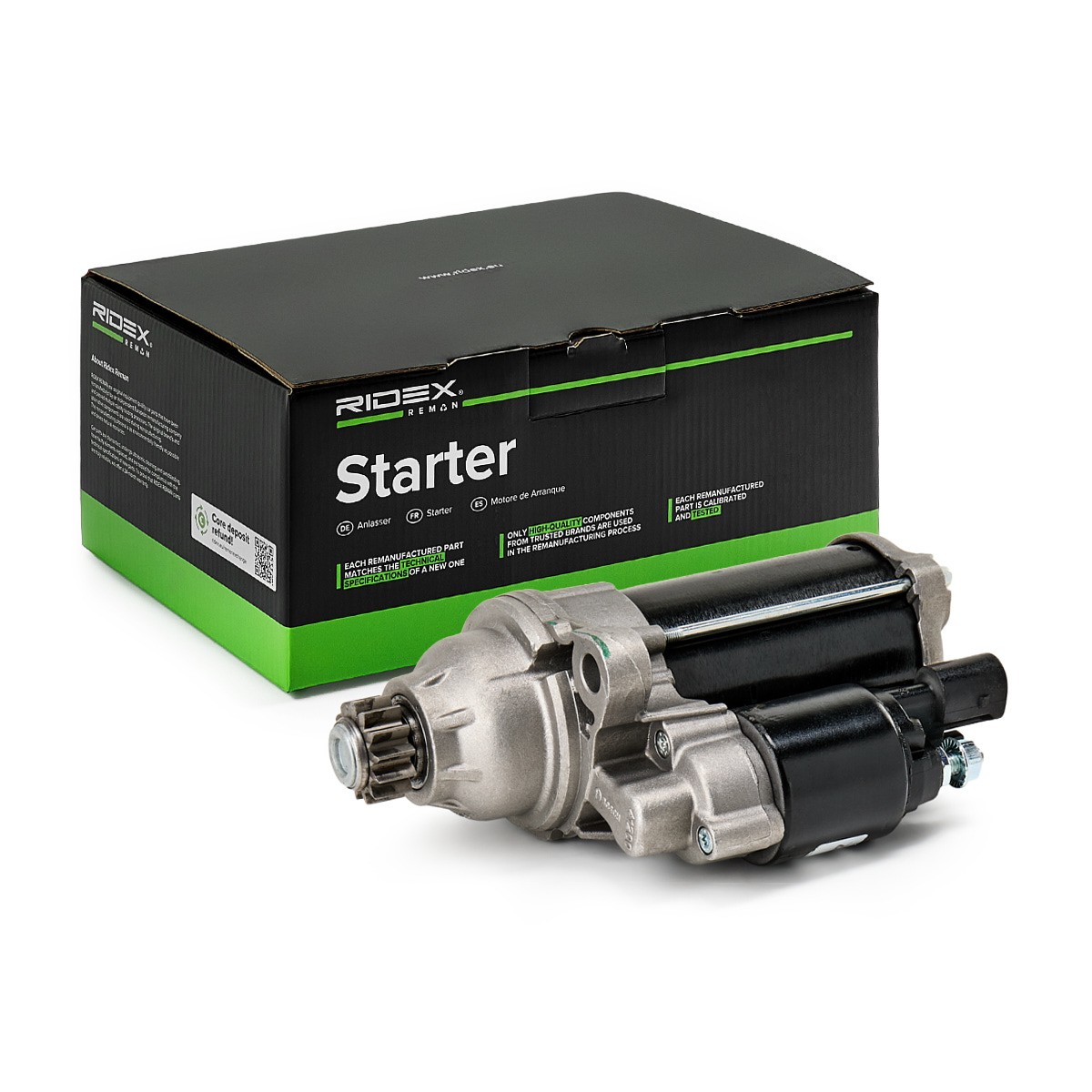 RIDEX REMAN Starter motor Article number: 2S0945R cheaply
