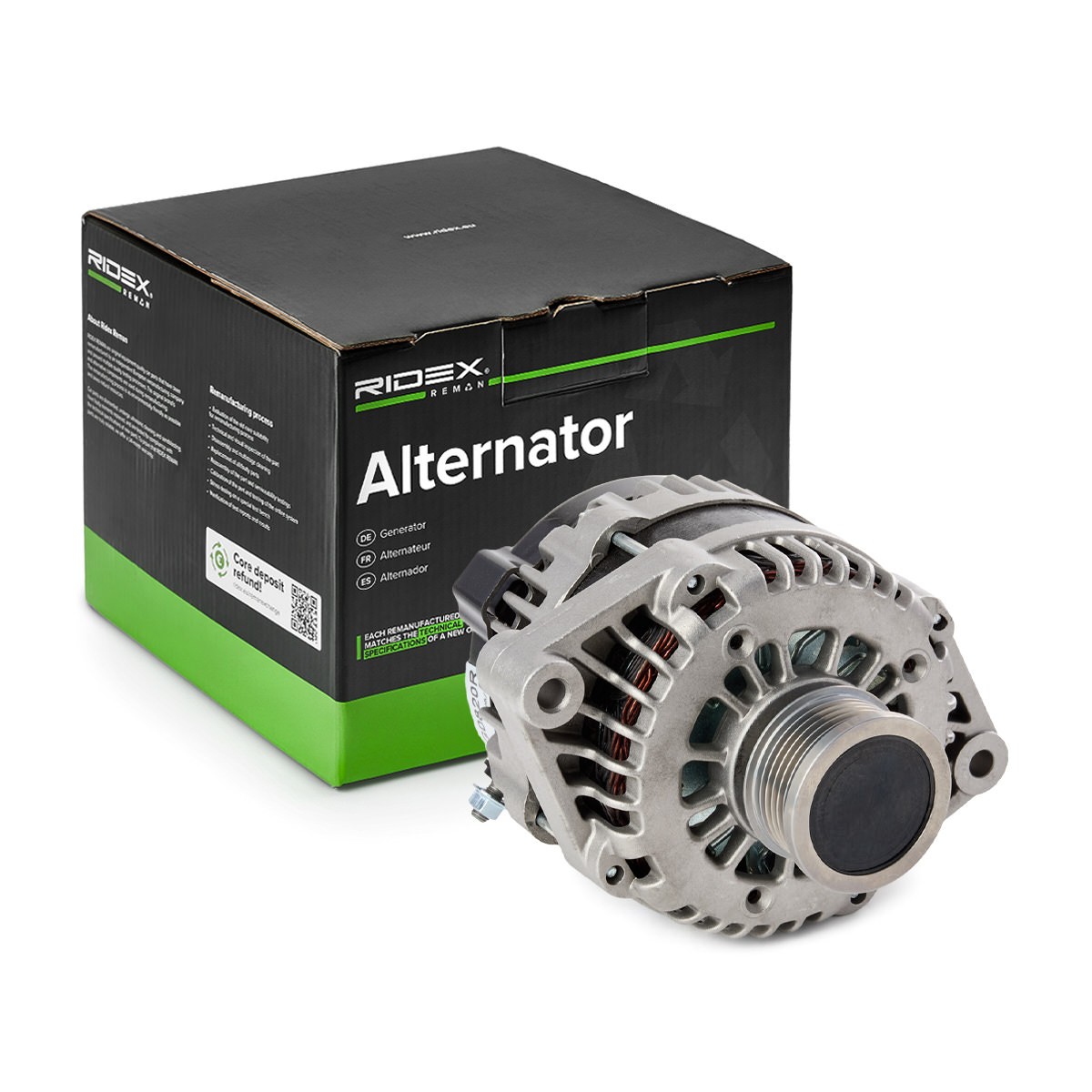 RIDEX REMAN Generator Varenummer: 4G0820R billige